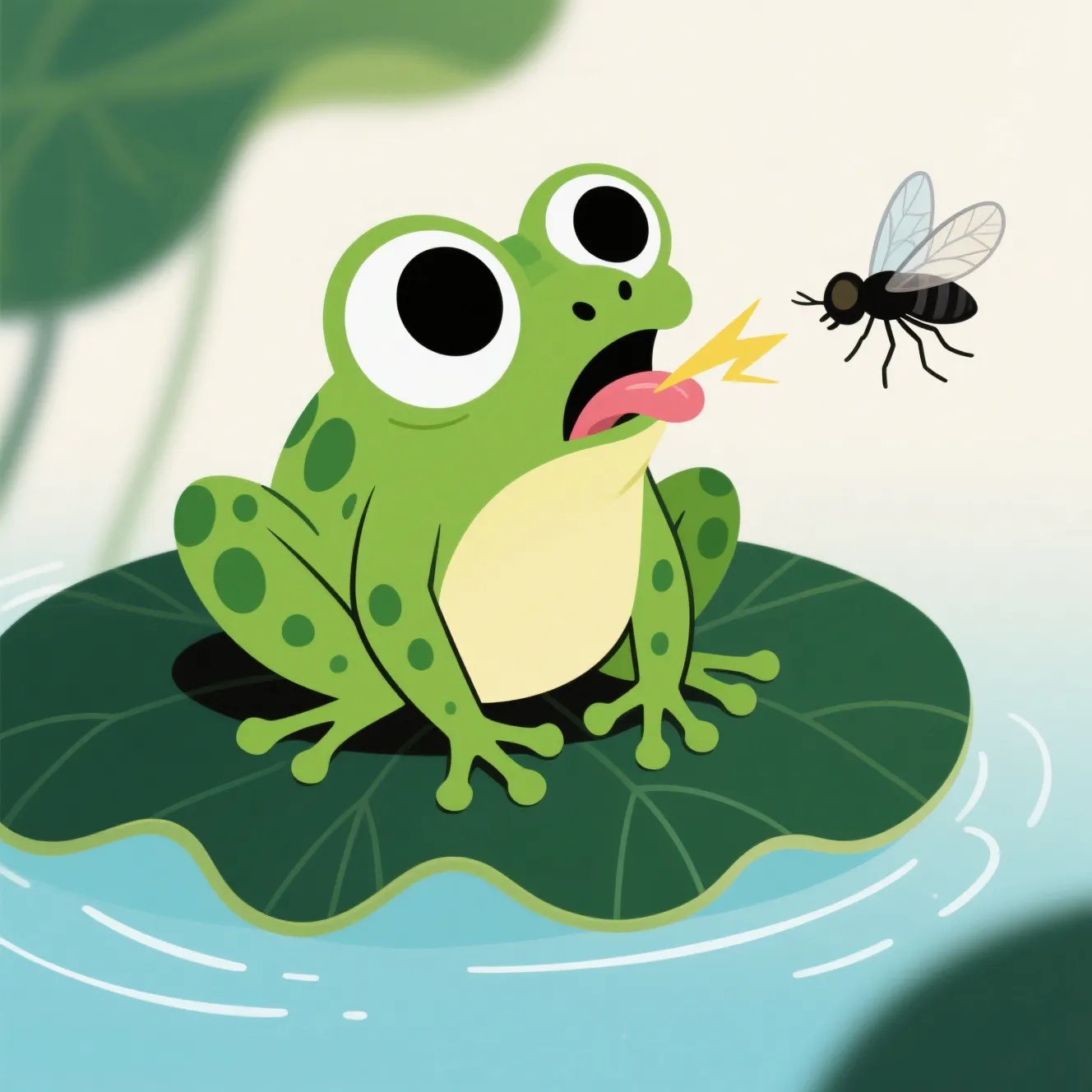 Frogs Eat Flies
